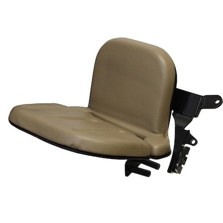 Aftermarket Buddy Seat Brown Skin AMSS8496 Fits John Deere Tractors 5085M 5100E 5085E Plus SEQ90-0328